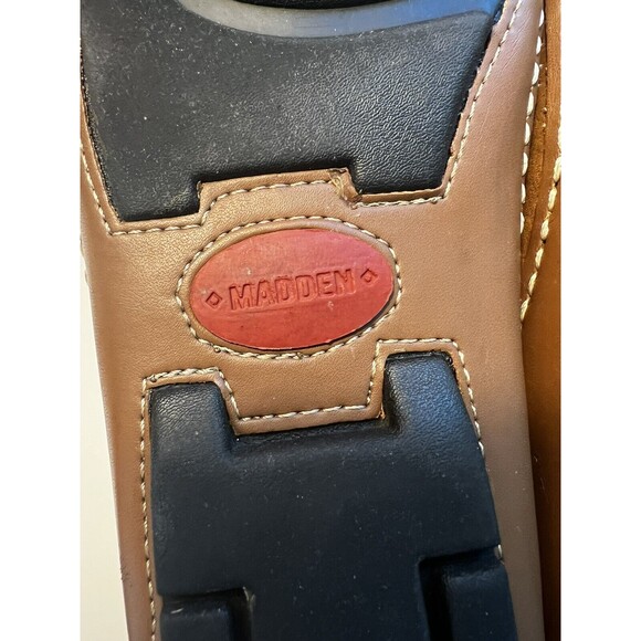 Madden Mens Driving Loafers Shoes Size 8 M Tan Slip on Casual - Picture 9 of 12